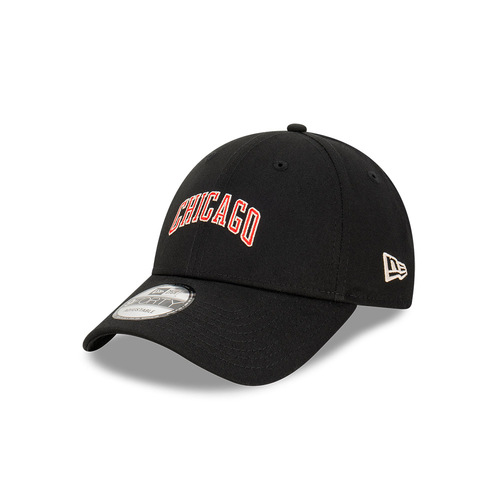 New Era Chicago Bulls 9Forty Wordmark Black/Red OSFM