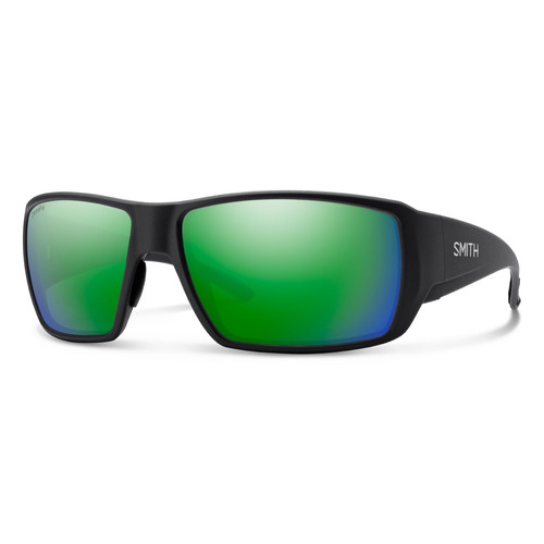 Smith Guides Choice XL/S 003 UI 63 Matte Black / Green Mirror Polarised Lenses