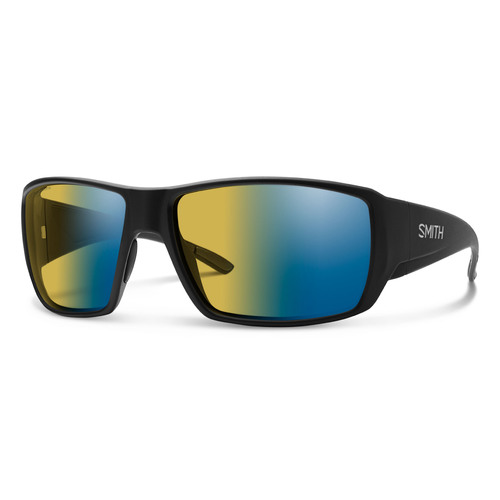 Smith Guides Choice/N 01T QG 62 Matte Black / Blue Mirror Polarised Photochromic Lenses