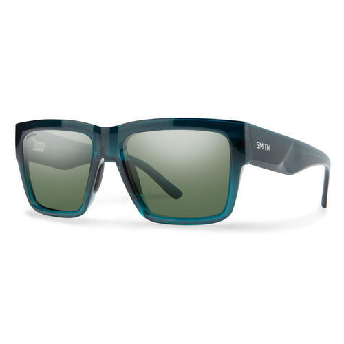 Smith Lineup QM4 L7 58 Crystal Blue / Green Polarised Lenses