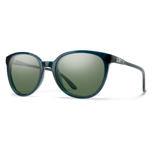 Smith Cheetah QM4 L7 54 Crystal Blue / Green Polarised Lenses