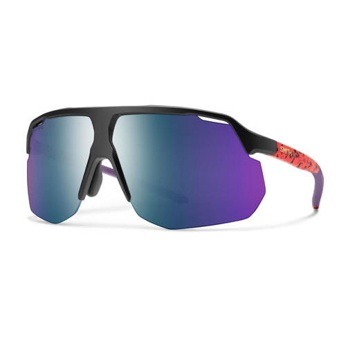 Smith Motive H1T DI 74 Matte Red Pattern / Violet Mirror Lenses