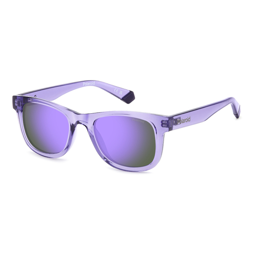 Polaroid Kids PLD 8009/N/NEW 789 MF 44 Lilac / Violet Mirror Polarised Lenses