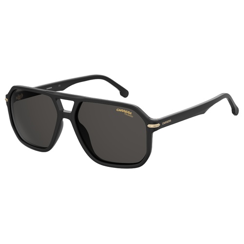 Carrera 302/S 2M2 M9 59 Black Gold / Grey Polarised Lenses