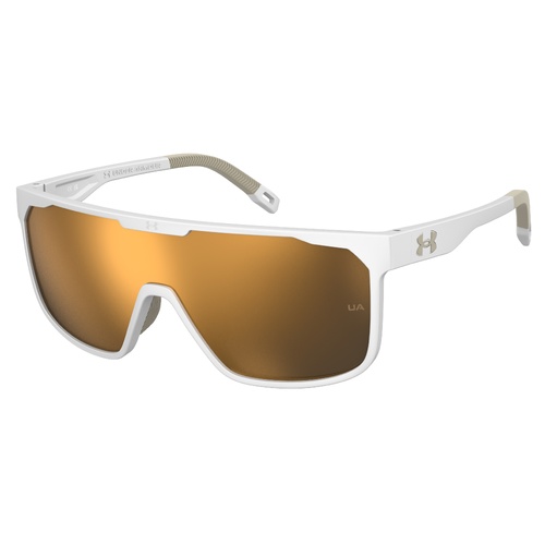 Under Armour UA Define/G 7JX VP 99 Matte White Gold / Gold Mirror Lenses