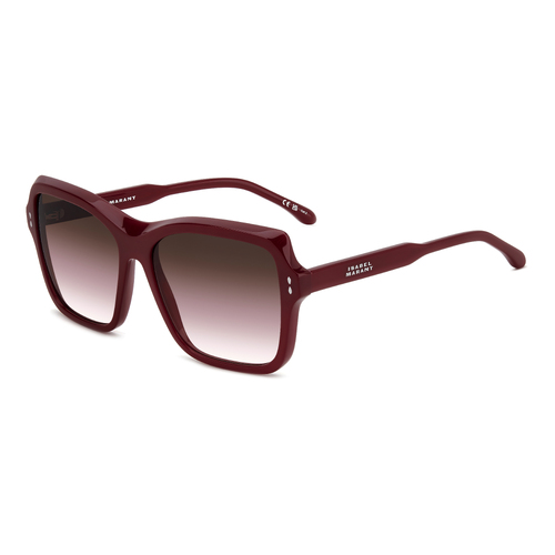 Isabel Marant IM 0193/S LHF UQ 58 Burgundy / Burgundy Gradient Pink Lenses