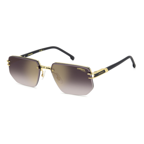 Carrera 1070/S I46 YK 60 Matte Black Gold / Burgundy Gradient Gold Mirror Lenses