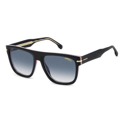 Carrera 340/S 2M2 08 57 Black Gold / Dark Blue Gradient Lenses