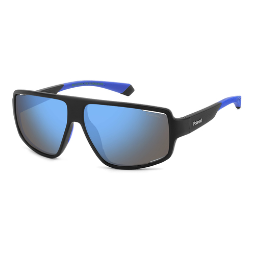 Polaroid Sport PLD 7054/S 0VK 5X 61 Matte Black Blue / Blue Mirror Polarised Lenses