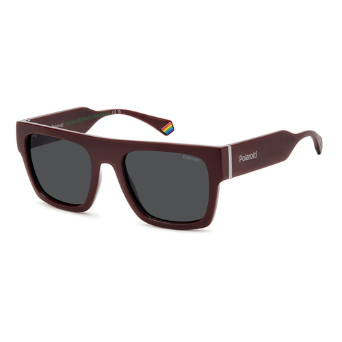 Polaroid PLD 6224/S/X LHF M9 54 Burgundy / Grey Polarised Lenses