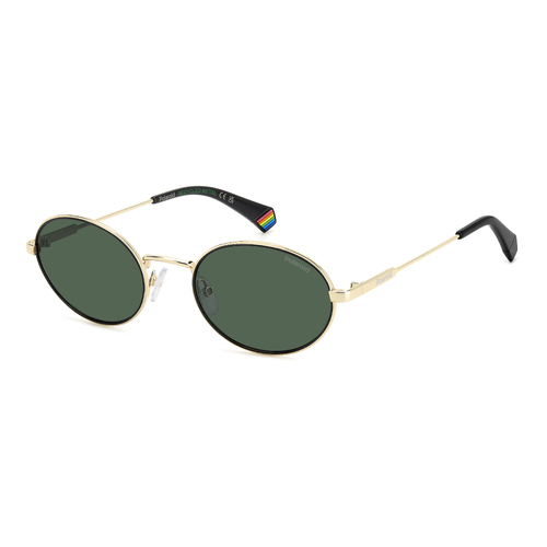 Polaroid PLD 6228/S/X 2M2 UC 53 Black Gold / Green Polarised Lenses