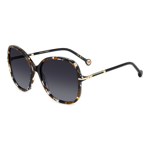 Carolina Herrera HER 0269/S XWY 9O 58 Black Havana Gold / Dark Grey Gradient Lenses