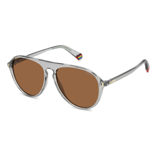 Polaroid PLD 6225/S KB7 HE 57 Grey / Copper Polarised Lenses