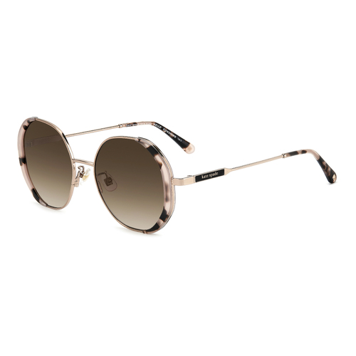 Kate Spade AERIS/F/S 000 HA 52 Rose Gold / Brown Gradient Lenses