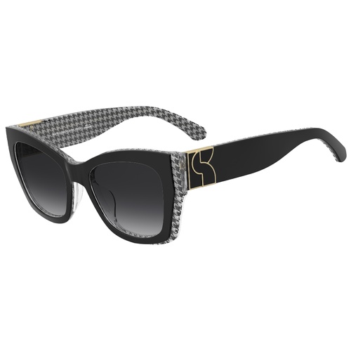 Kate Spade JAYDA/G/S TAY 9O 53 Black Pattern White / Dark Grey Gradient Lenses