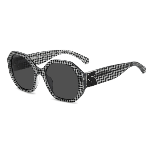 Kate Spade FLYNNIE/G/S 1EI IR 54 Black Pattern Grey / Grey Lenses