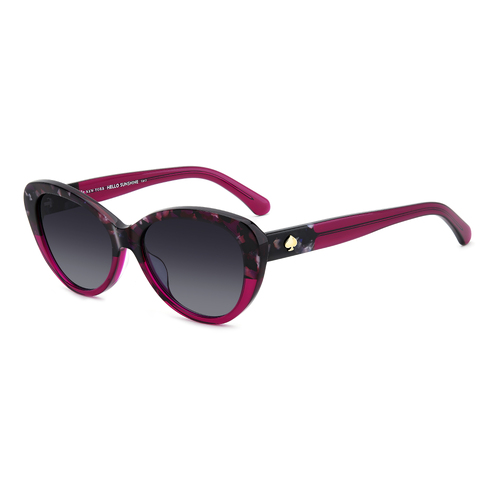 Kate Spade JOSI/S HMW 9O 55 Blue Havana Burgundy / Dark Grey Gradient Lenses