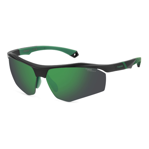 Polaroid Sport PLD 7055/S 3OL 78 68 Matte Black Green / Green Mirror Polarised Lenses