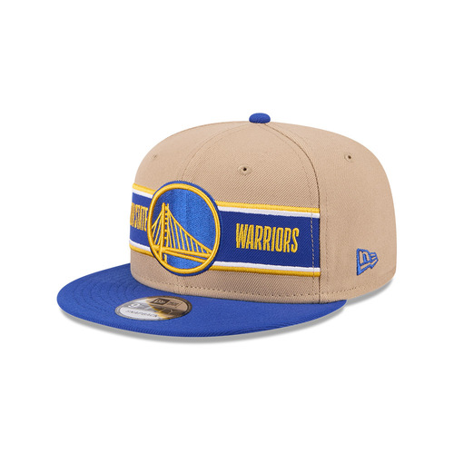 New Era Golden State Warriors 9Fifty Draft 2024 Camel Khaki OSFM