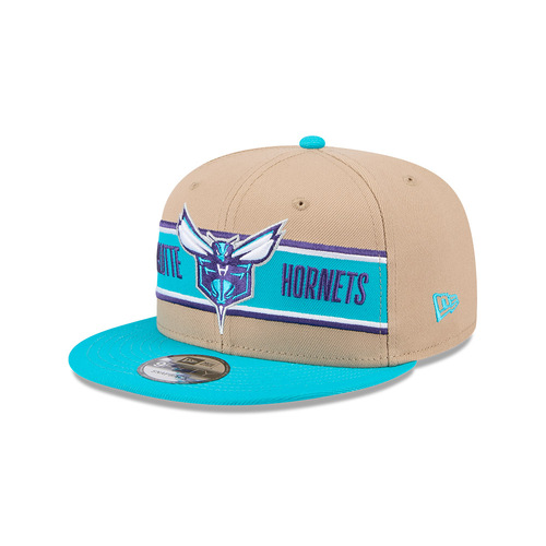 New Era Charlotte Hornets 9Fifty Draft 2024 Camel Khaki OSFM