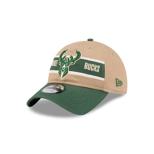 New Era Milwaukee Bucks 9Twenty Draft 2024 Camel Khaki OSFM