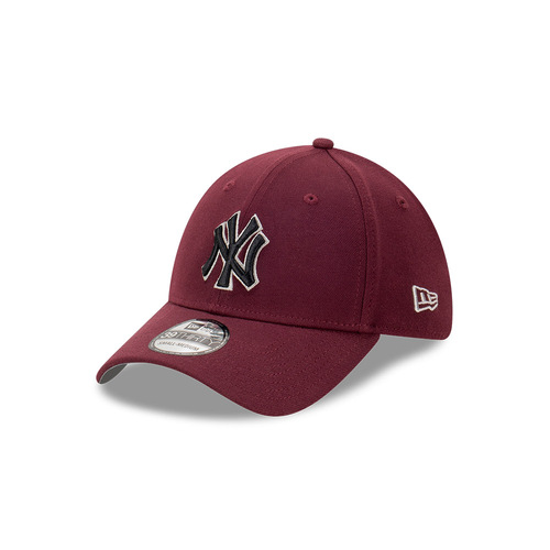 New Era New York Yankees 39Thirty Contrast Maroon L/XL