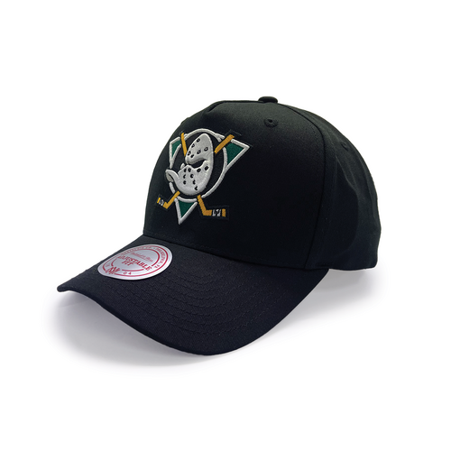 Mitchell & Ness Anaheim Ducks NHL Team Colour Logo MVP Black OSFM MNAN23111