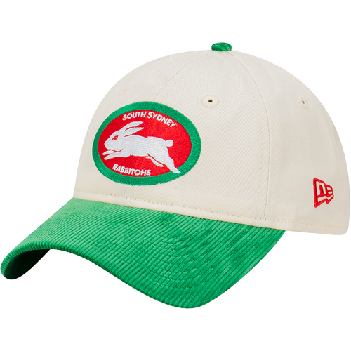 New Era South Sydney Rabbitohs 9Twenty Retro 2-Tone Cord Beige/Green OSFM