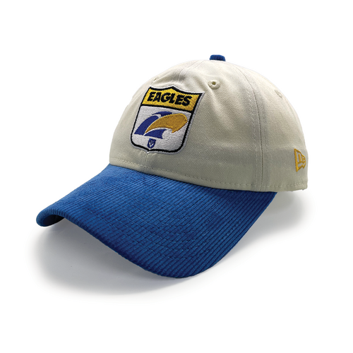 New Era West Coast Eagles 9Twenty Retro 2-Tone Cord Beige/Blue OSFM