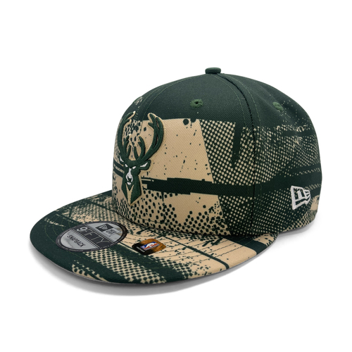 New Era Milwaukee Bucks 9Fifty Tip Off 25 Green/Beige OSFM