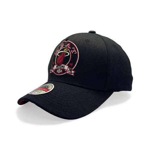 Mitchell & Ness Miami Heat NBA Emblem MVP Black/Red OSFM MNMH3115