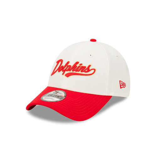 New Era The Dolphins 9Forty Two Tone Script Beige OSFM