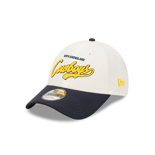 New Era North Queensland Cowboys 9Forty Two Tone Script Beige OSFM