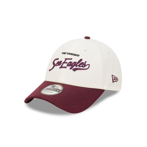 New Era Manly Warringah Sea Eagles 9Forty Two Tone Script Beige OSFM