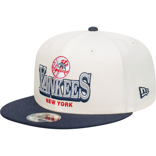 New Era New York Yankees 9Fifty Stack Script Chrome White OSFM