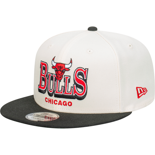 New Era Chicago Bulls 9Fifty Stack Script Chrome White OSFM