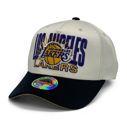 Mitchell & Ness Los Angeles Lakers MVP Post Up Vintage White OSFM