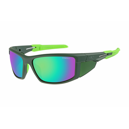 O'Neill ONS 9018 2.0 107P Matte Green w Lime / Green Mirror Polarised Lenses