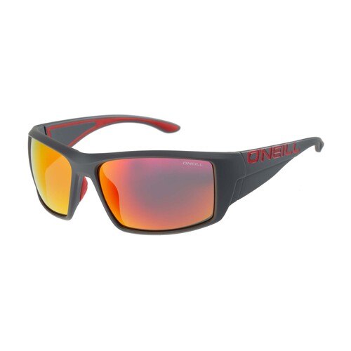 O'Neill ONS 9019 2.0 108P Matte Grey Crystal w Red / Red Mirror Polarised Lenses