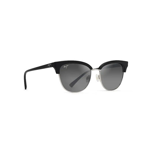 Maui Jim Lokelani GS825-02 Black with Silver / Neutral Grey Polarised Lenses