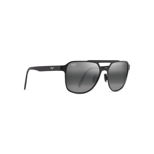 Maui Jim 2nd Reef 607-02 Satin Black / Neutral Grey Polarised Lenses