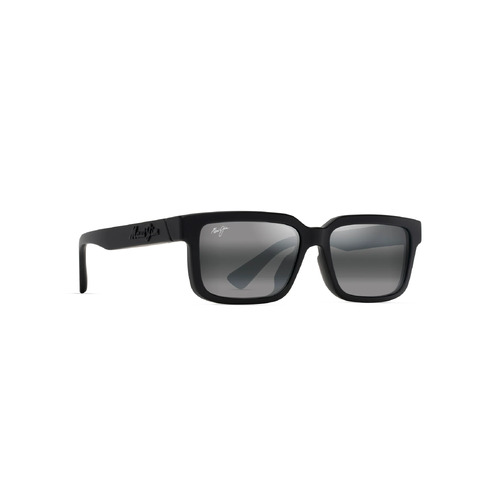 Maui Jim Hiapo Asian Fit 655-02 Matte Black / Neutral Grey Polarised Lenses