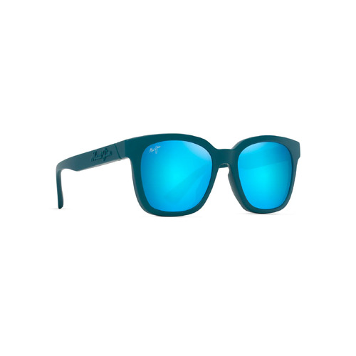 Maui Jim Honua Asian Fit B653-03 Matte Petrol Blue / Blue Hawaii Polarised Lenses