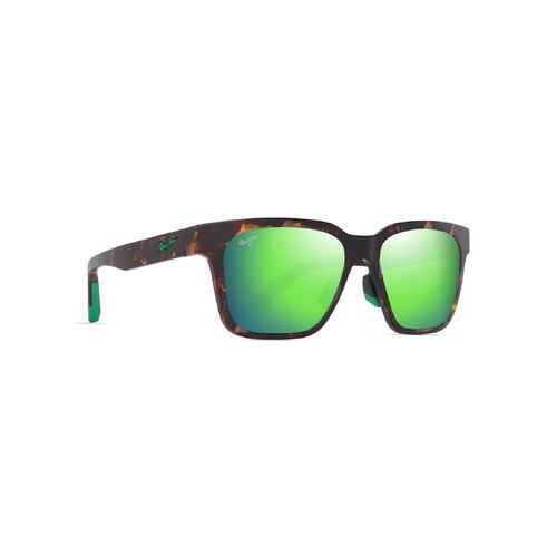 Maui Jim Punikai GM631-10 Matte Dark Havana / MauiGreen Polarised Lenses