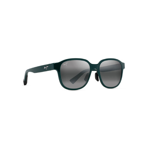 Maui Jim Noa Asian Fit 649-15 Shiny Dark Green / Neutral Grey Polarised Lenses