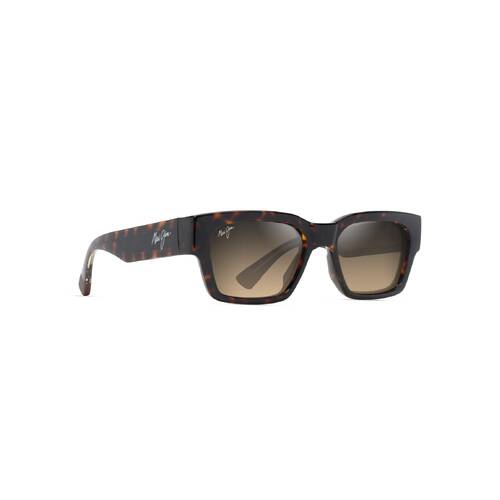 Maui Jim Kenui HS642-10 Shiny Dark Havana w Transparent Yellow / HCL Bronze Polarised Lenses