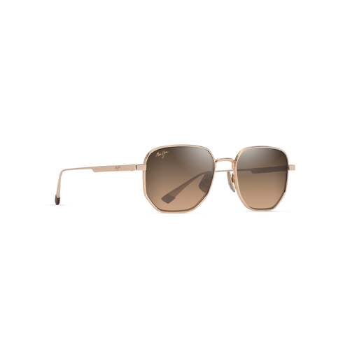 Maui Jim Lewalani HS633-16 Matte Light Gold / HCL Bronze Polarised Lenses