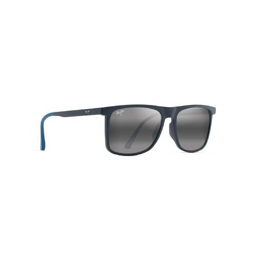 Maui Jim Makamae 619-03 Matte Blue / Neutral Grey Polarised Lenses