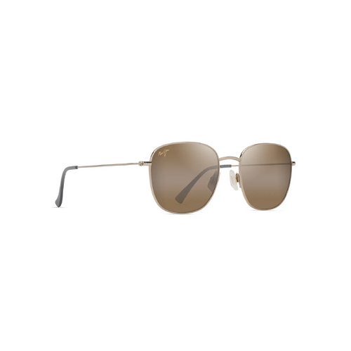 Maui Jim Olali Asian Fit H657-16A Shiny Light Gold w Greyish-Green / HCL Bronze Polarised Lenses