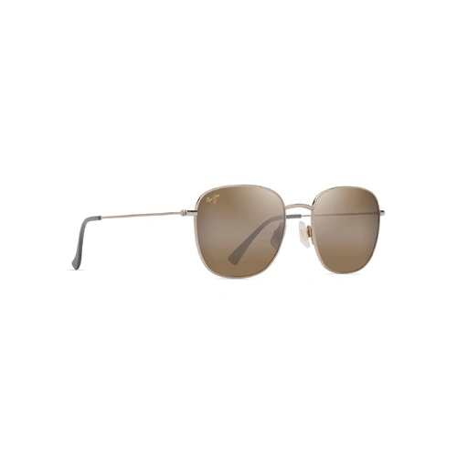 Maui Jim ‘Olali Asian Fit H657-16A Shiny Light Gold w Greyish-Green / HCL Bronze Polarised Lenses